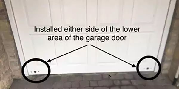 metal security garage door